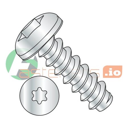 Newport Fasteners Self-Drilling Screw, #2 x 1/4 in, Zinc Plated Steel Pan Head Torx Drive, 10000 PK 623042